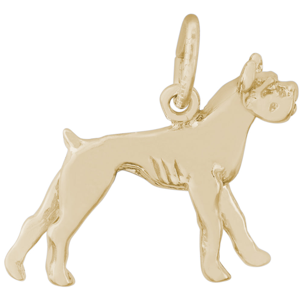 Rembrandt 14k Yellow Gold Boxer Charm