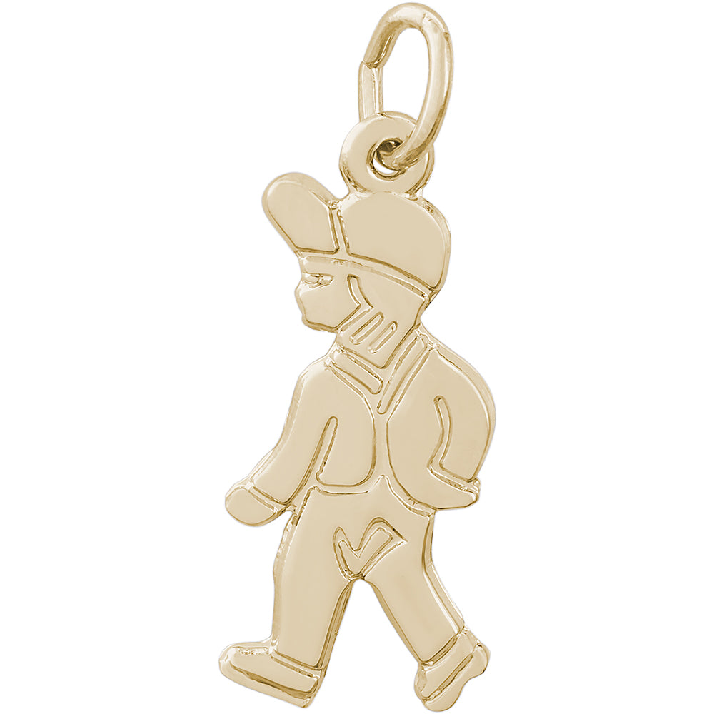 Rembrandt 14k Yellow Gold Boy Charm