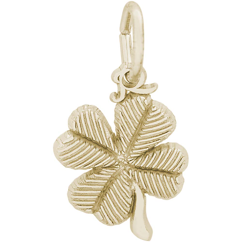 Rembrandt 14k Yellow Gold 4 Leaf Clover Charm