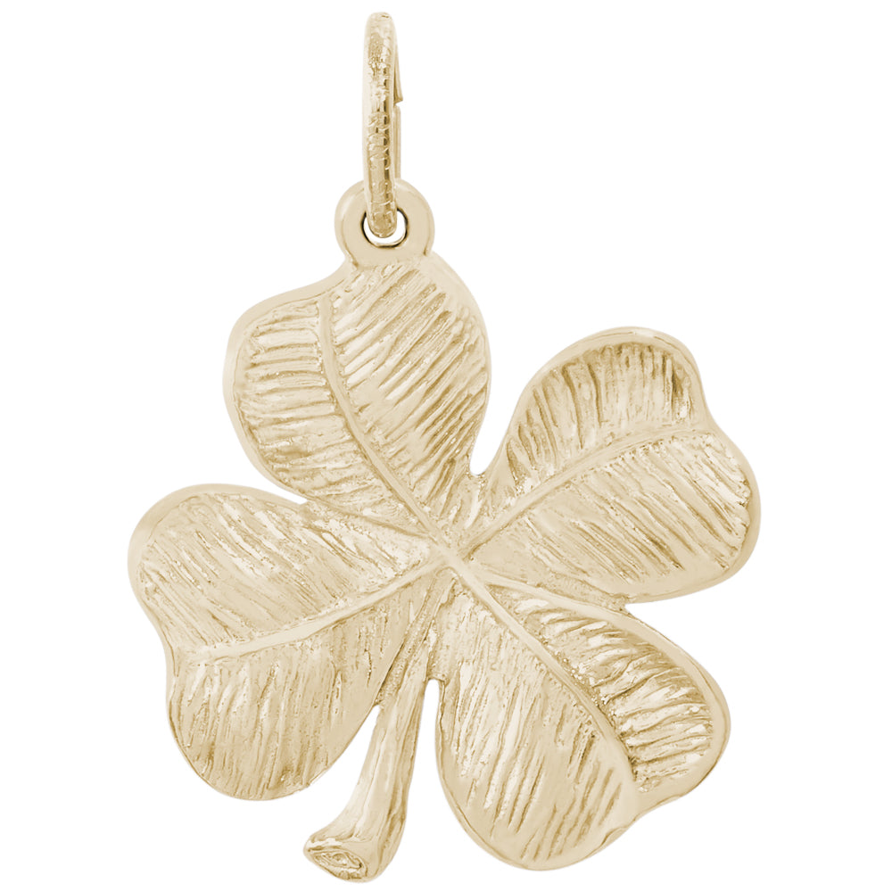 Rembrandt 14k Yellow Gold 4 Leaf Clover Charm