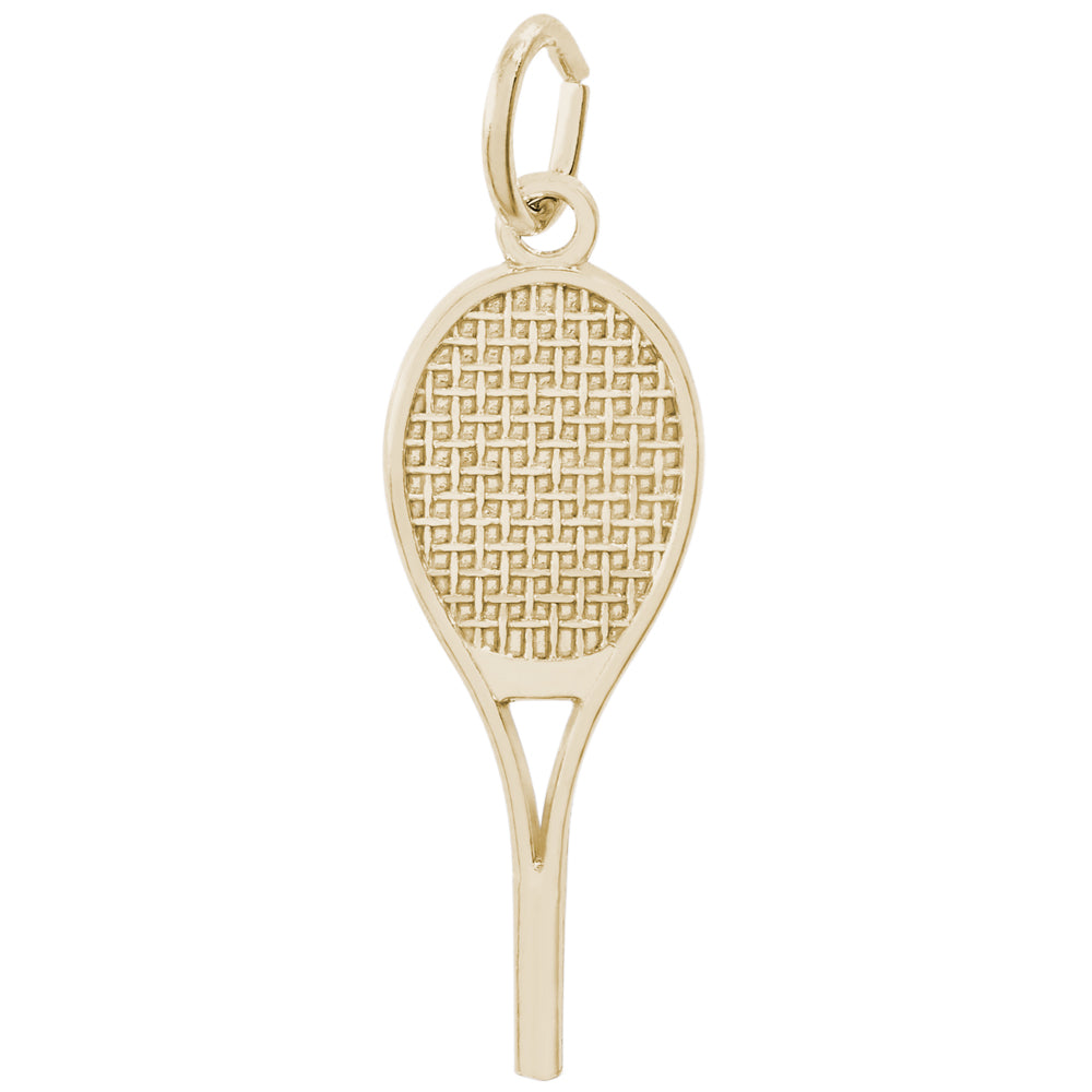 Rembrandt 14k Yellow Gold Tennis Racquet Charm