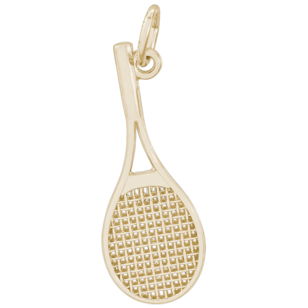 Rembrandt 14k Yellow Gold Tennis Racquet Charm