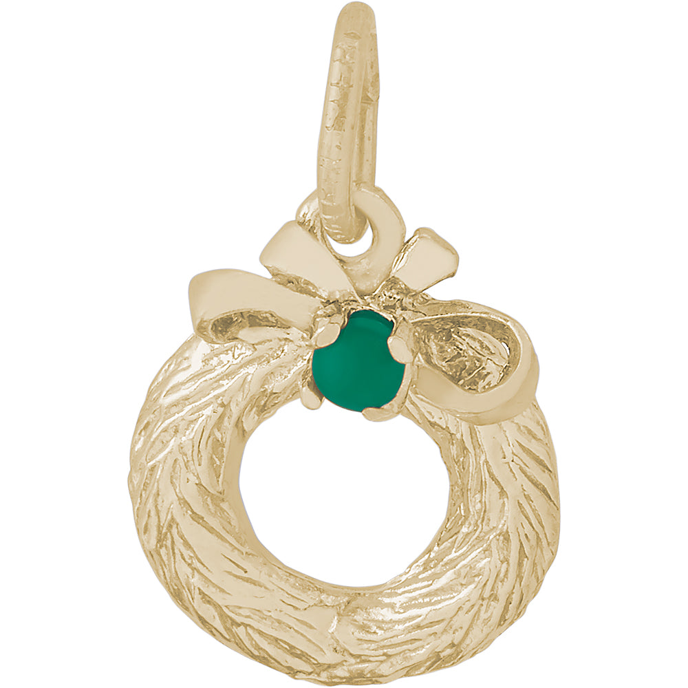 Rembrandt 14k Yellow Gold Wreath Charm