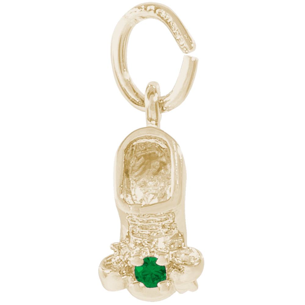 Rembrandt 14k Yellow Gold 05 May Babyshoe Charm