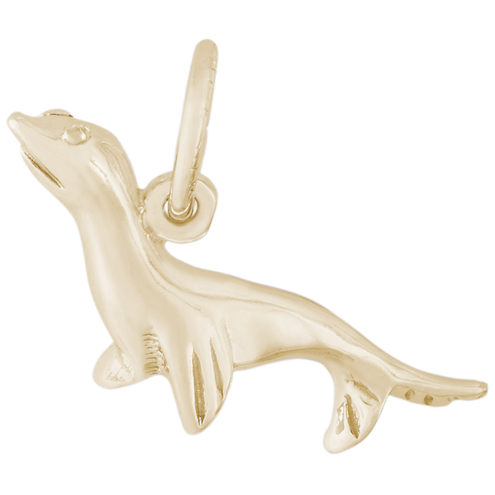 Rembrandt 14k Yellow Gold Seal Charm