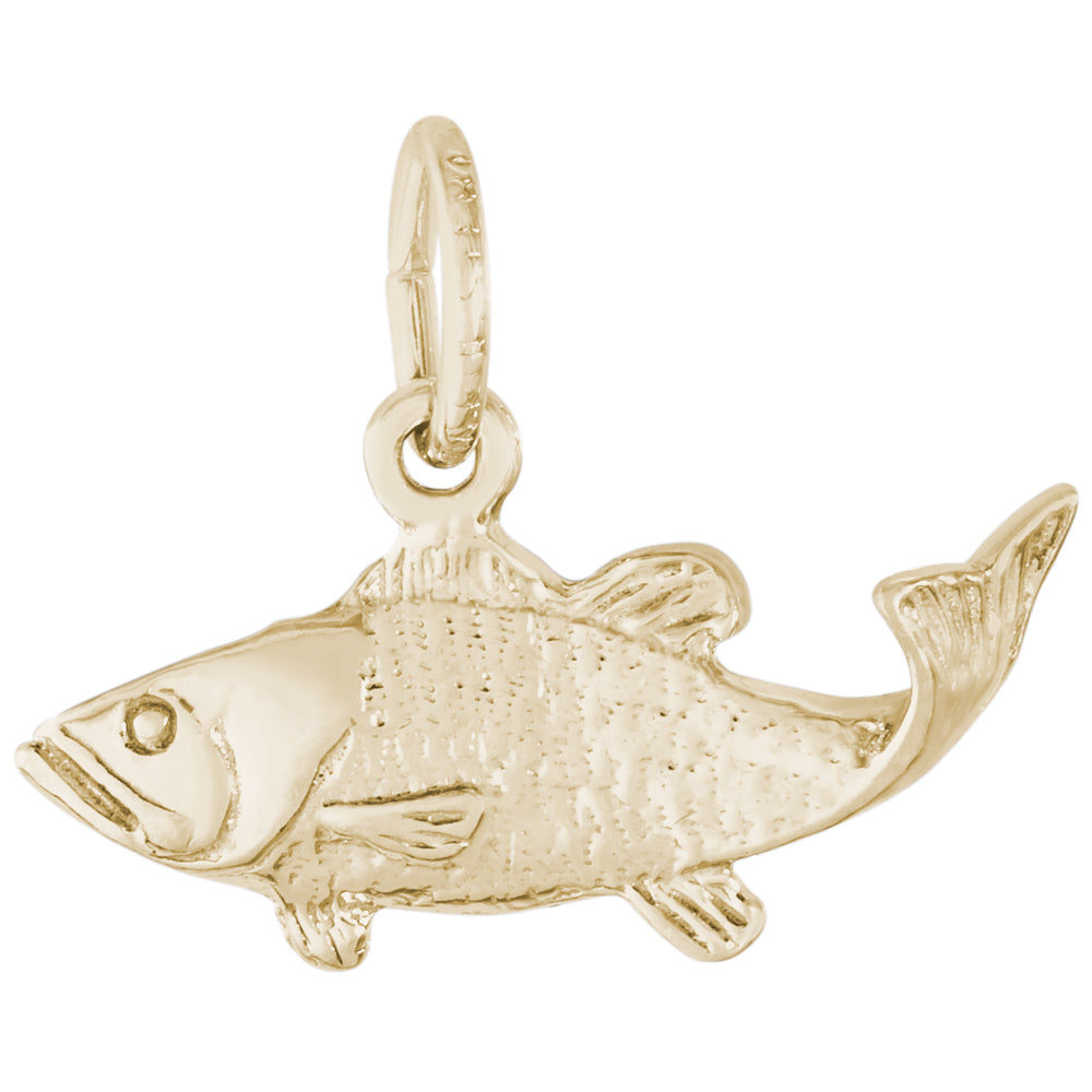 Rembrandt 14k Yellow Gold Fish Charm