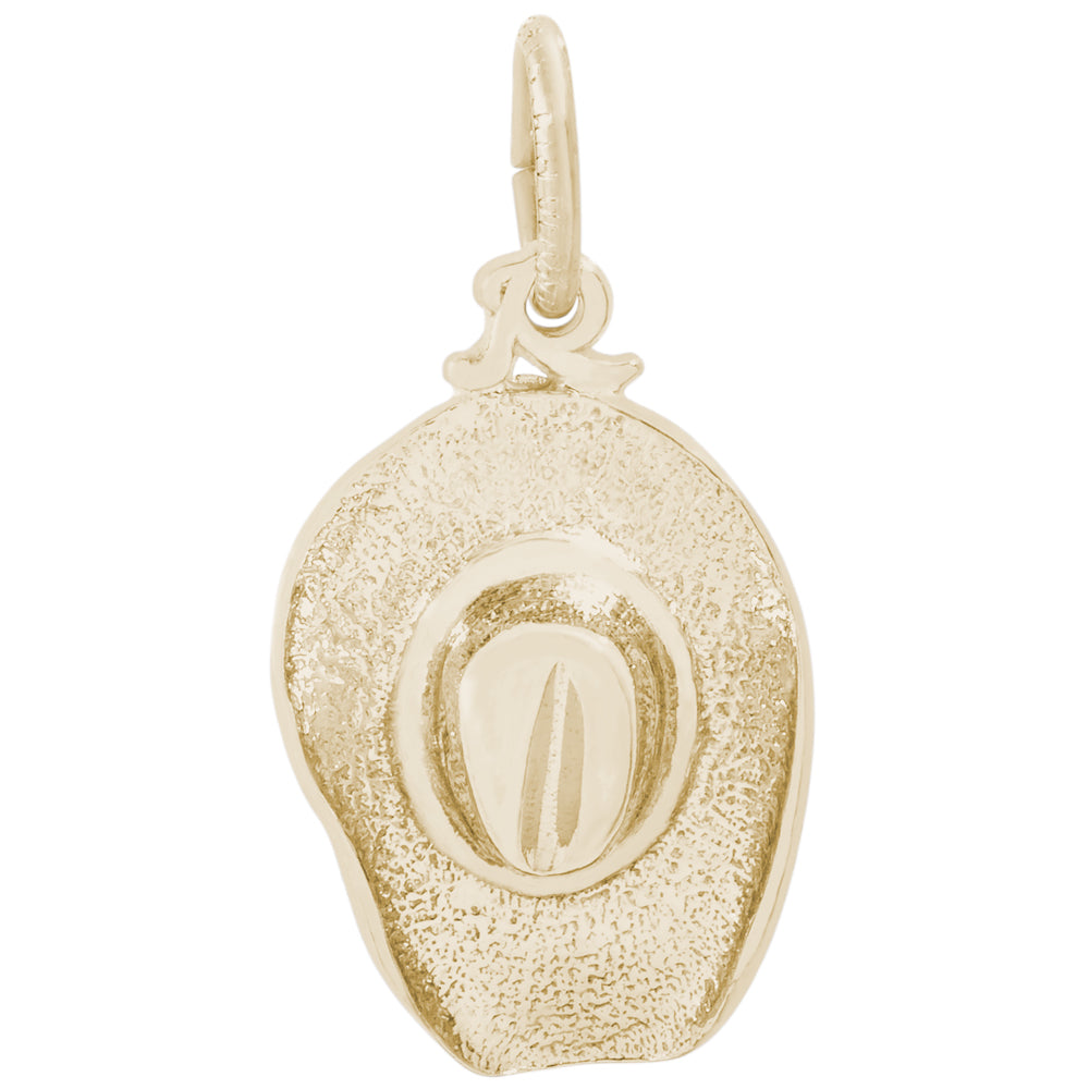 Rembrandt 14k Yellow Gold Cowboy Hat Charm