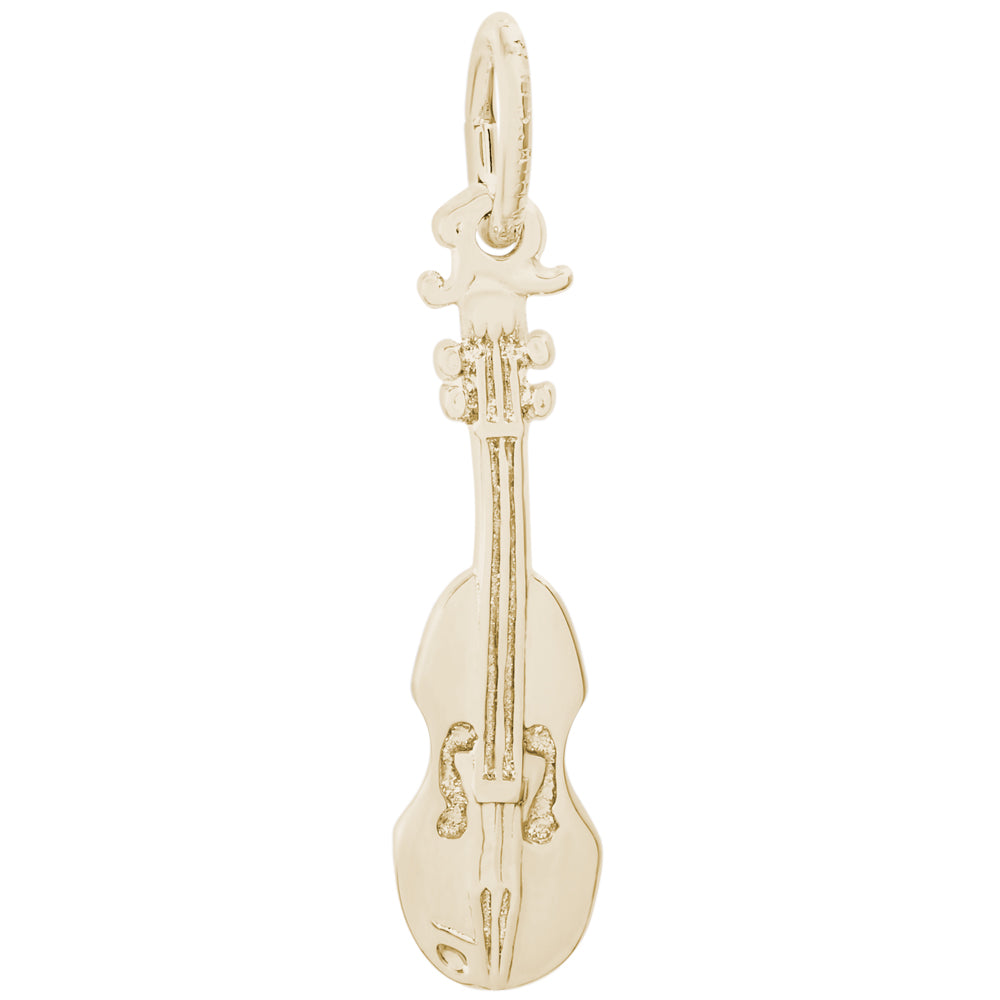 Rembrandt 14k Yellow Gold Violin Charm
