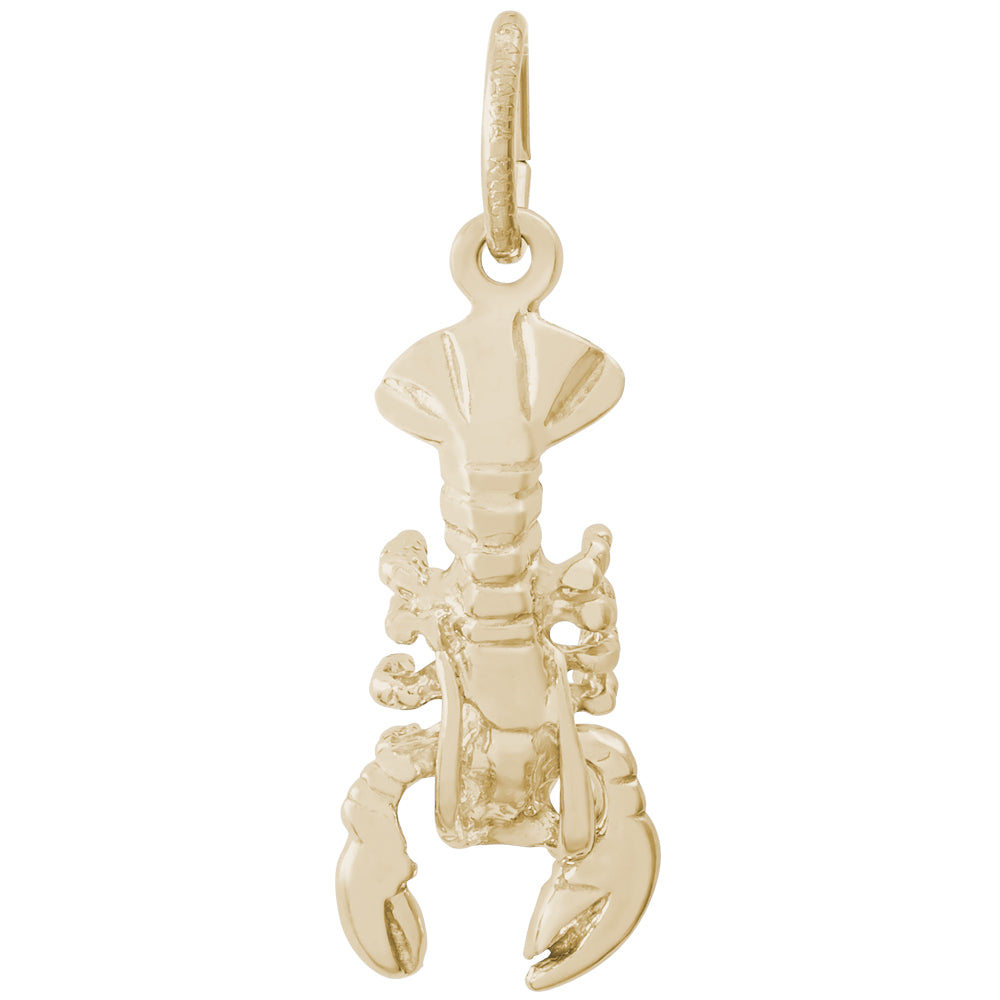 Rembrandt 14k Yellow Gold Lobster Charm