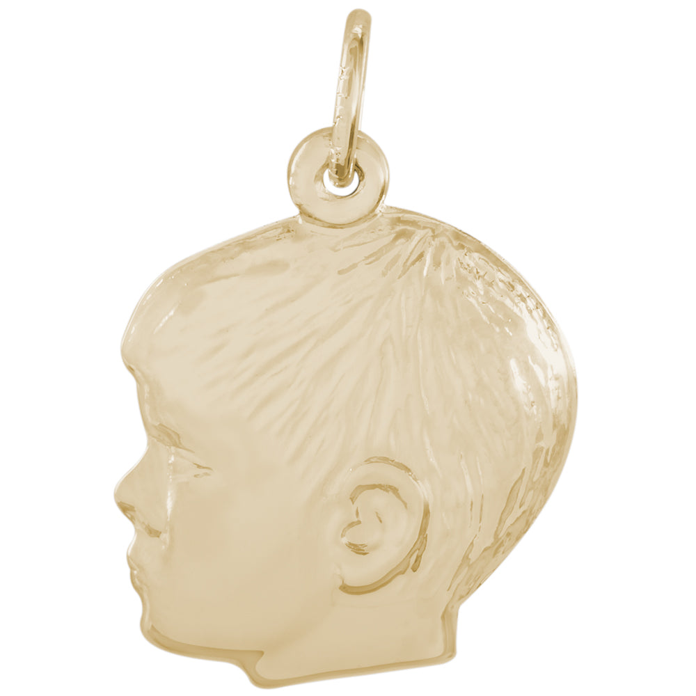 Rembrandt 14k Yellow Gold Boy Charm