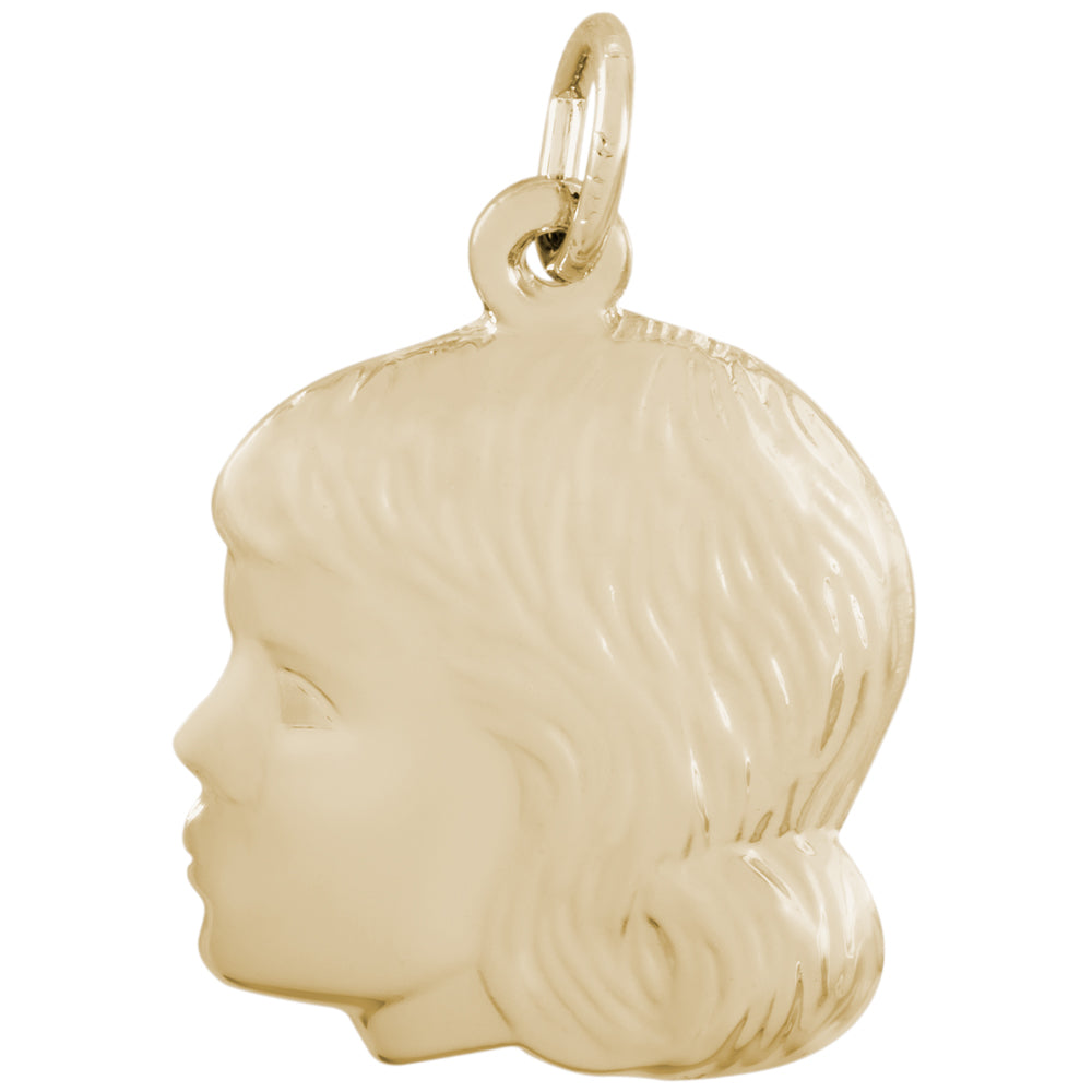 Rembrandt 14k Yellow Gold Girl Charm