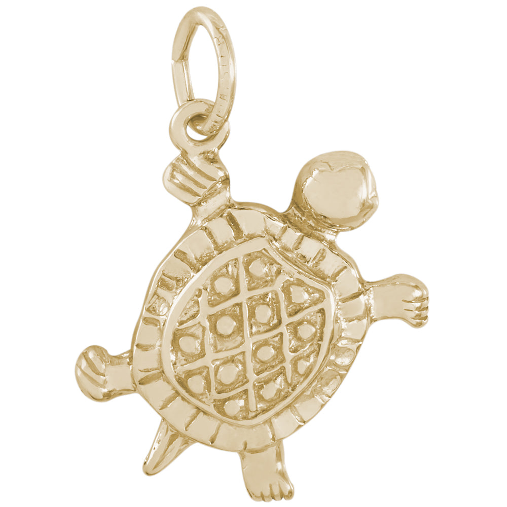 Rembrandt 14k Yellow Gold Turtle Charm