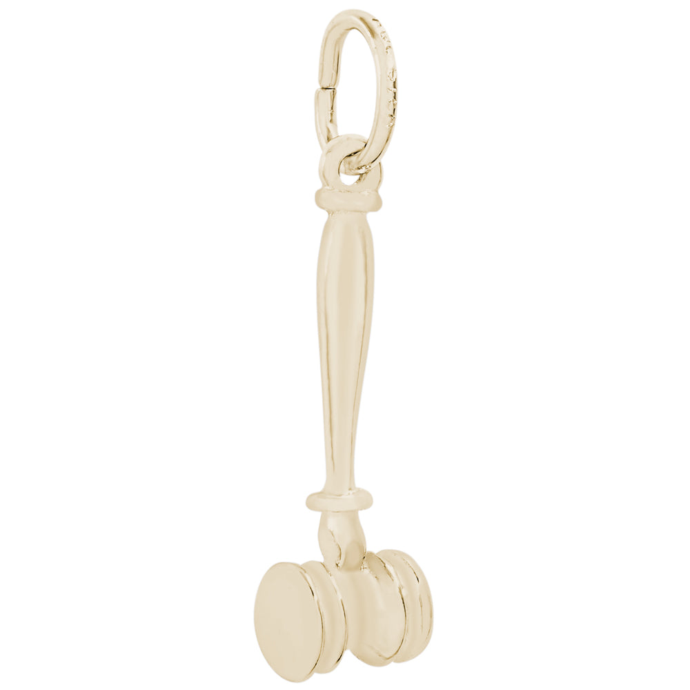 Rembrandt 14k Yellow Gold Gavel Charm