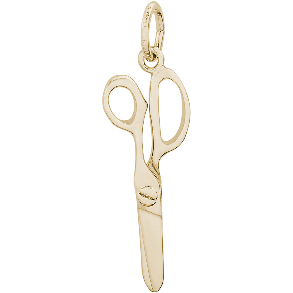 Rembrandt 14k Yellow Gold Scissors Charm