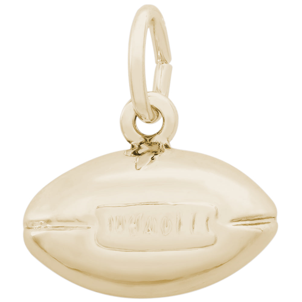 Rembrandt 14k Yellow Gold Football Charm