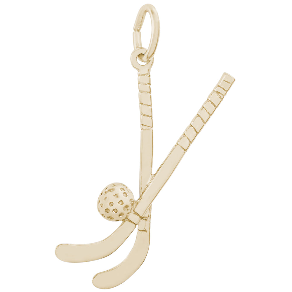 Rembrandt 14k Yellow Gold Field Hockey