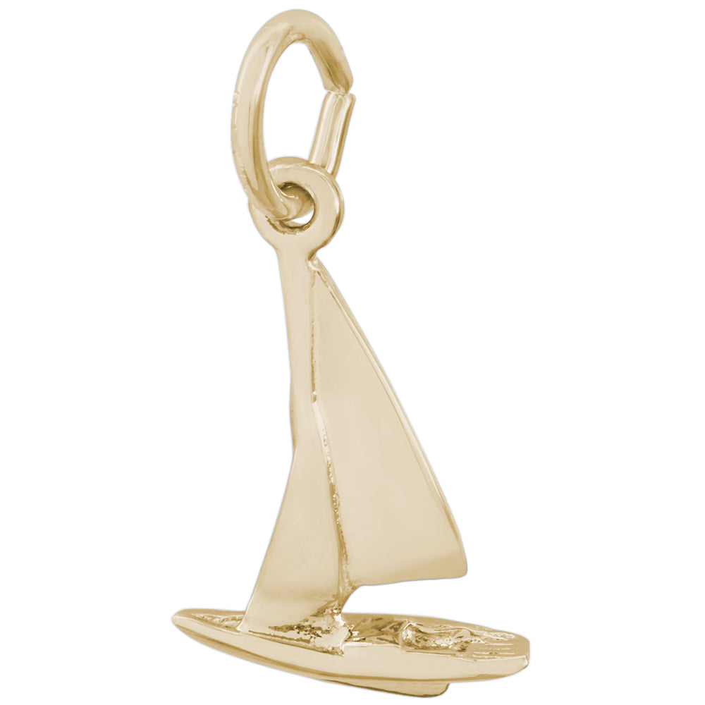 Rembrandt 14k Yellow Gold Sailboat Charm