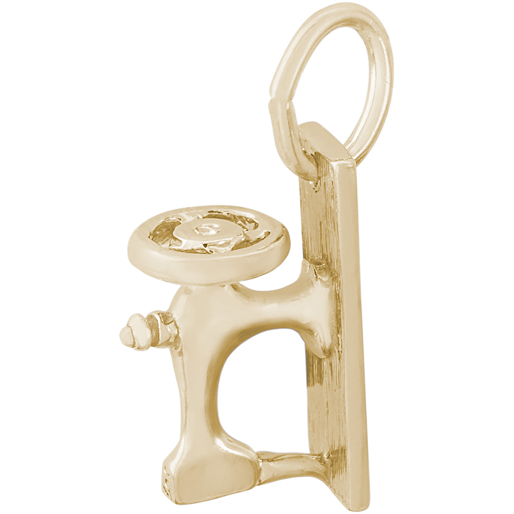 Rembrandt 14k Yellow Gold Sewing Machine Charm