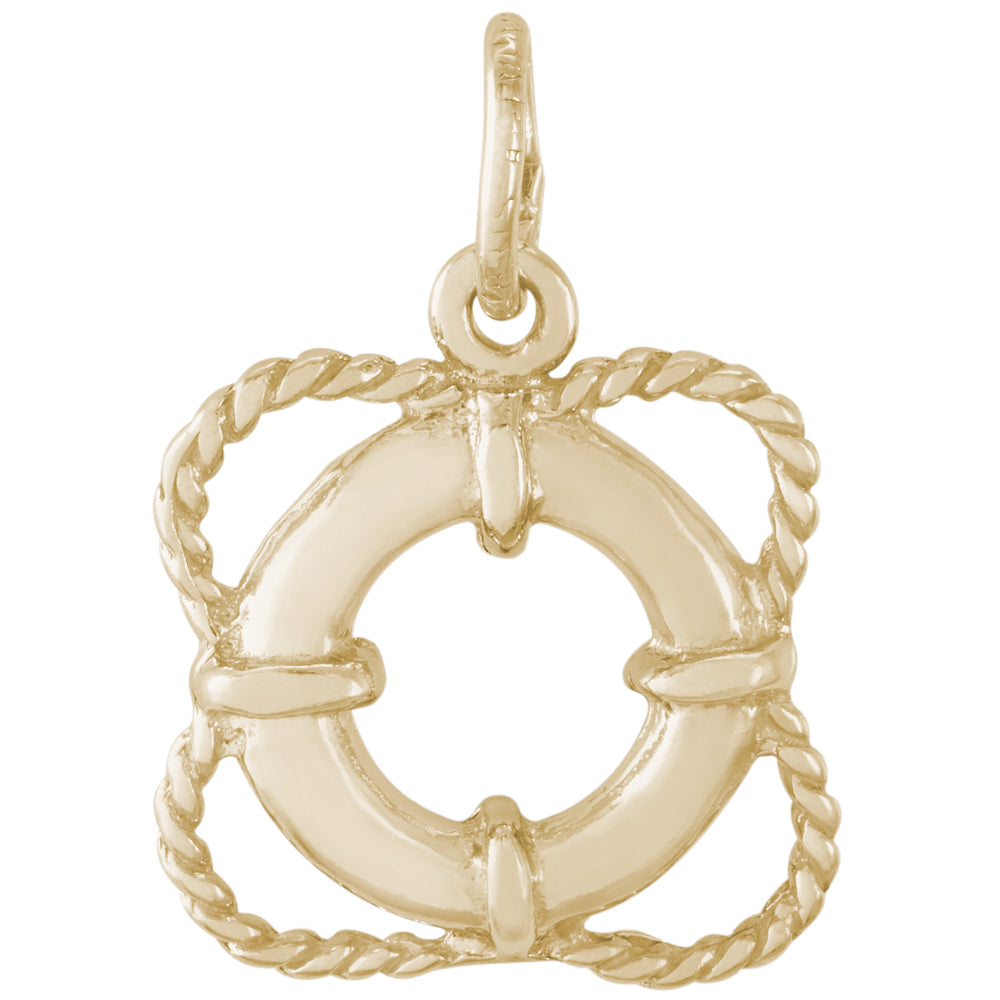 Rembrandt 14k Yellow Gold Life Presever Charm