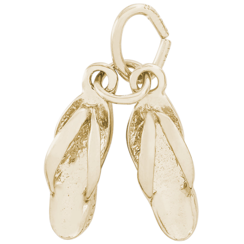 Rembrandt 14k Yellow Gold Sandals Charm