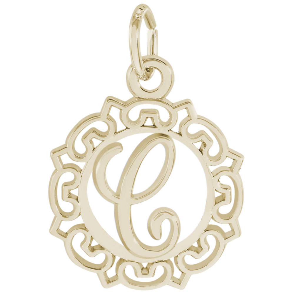 Rembrandt 14k Yellow Gold Initial C Charm