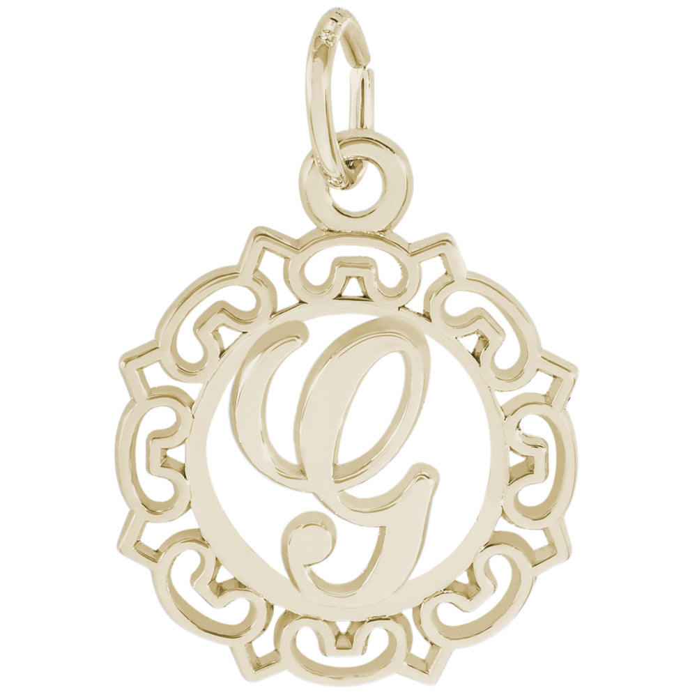 Rembrandt 14k Yellow Gold Initial G Charm