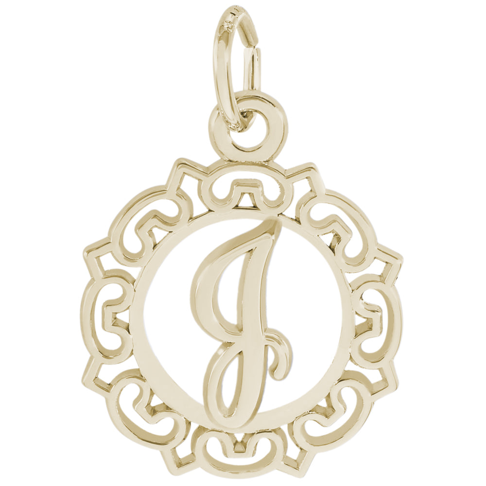 Rembrandt 14k Yellow Gold Initial J Charm