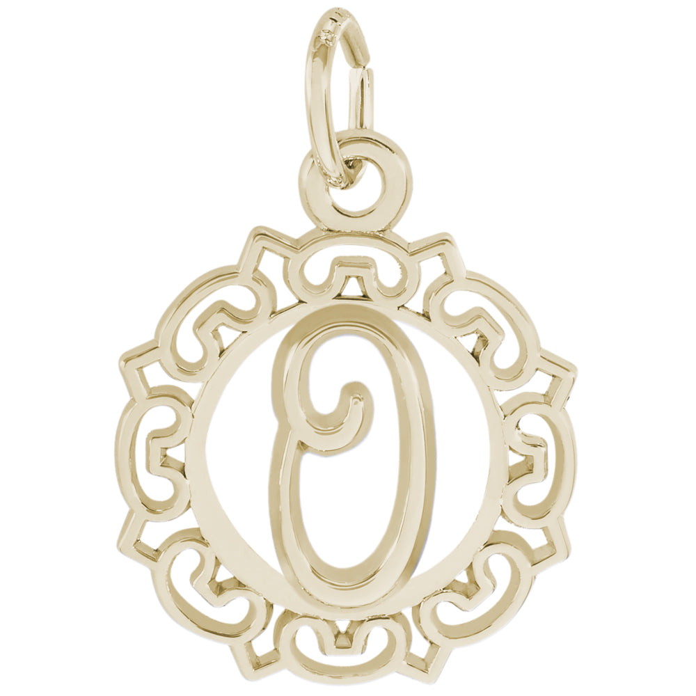 Rembrandt 14k Yellow Gold Initial O Charm