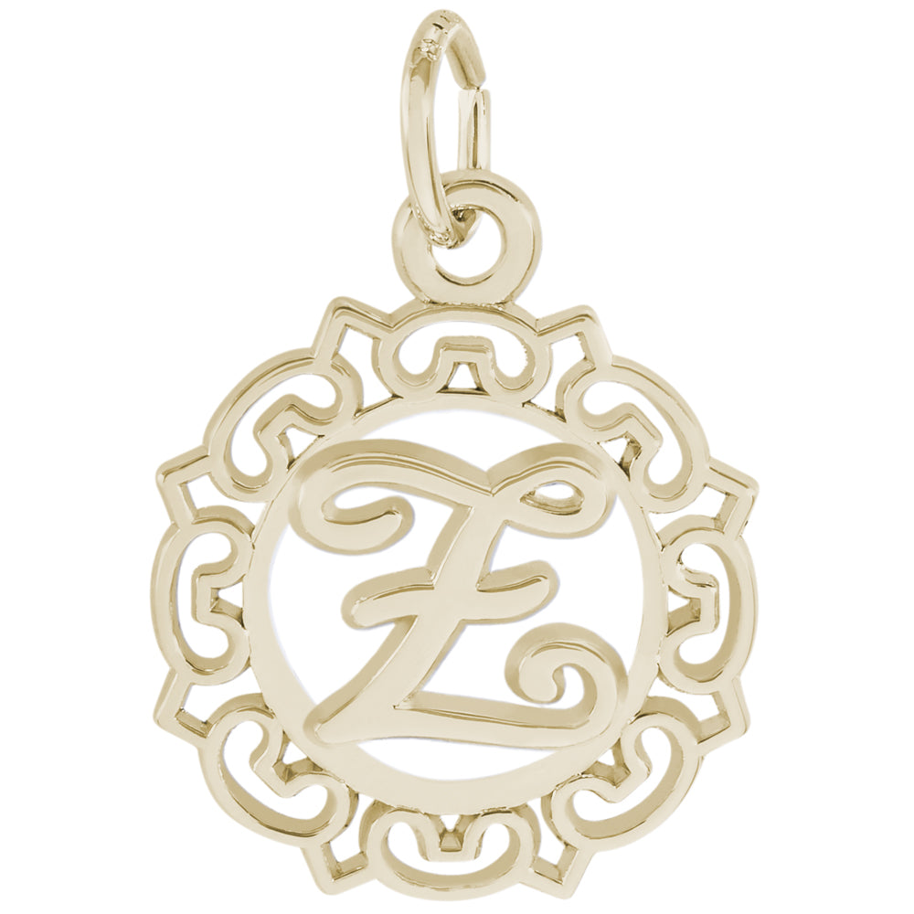 Rembrandt 14k Yellow Gold Initial Z Charm