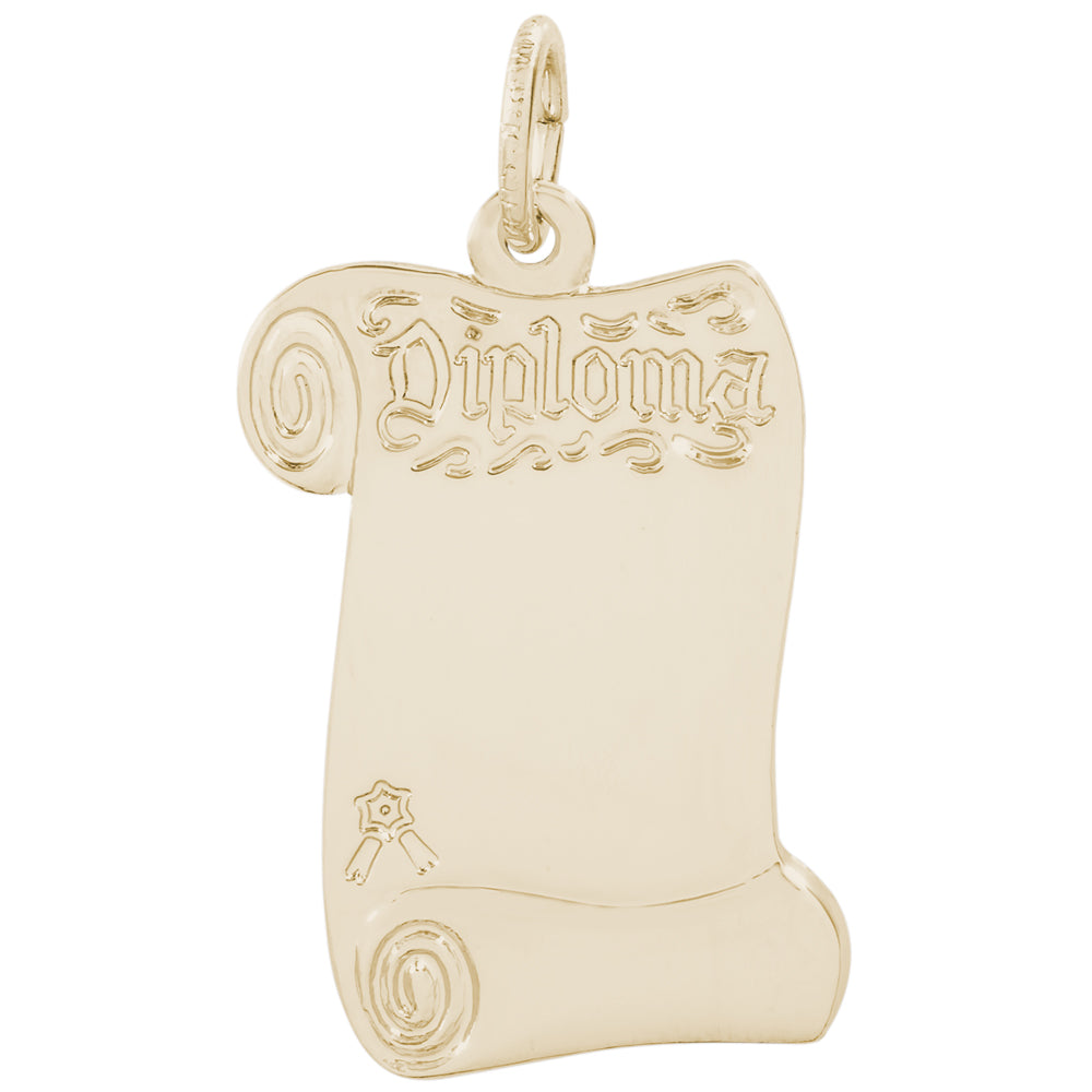 Rembrandt 14k Yellow Gold Diploma Charm
