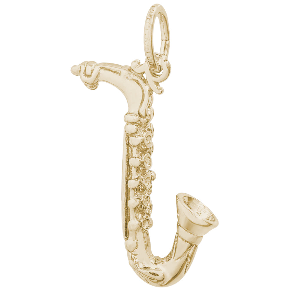 Rembrandt 14k Yellow Gold Saxaphone Charm