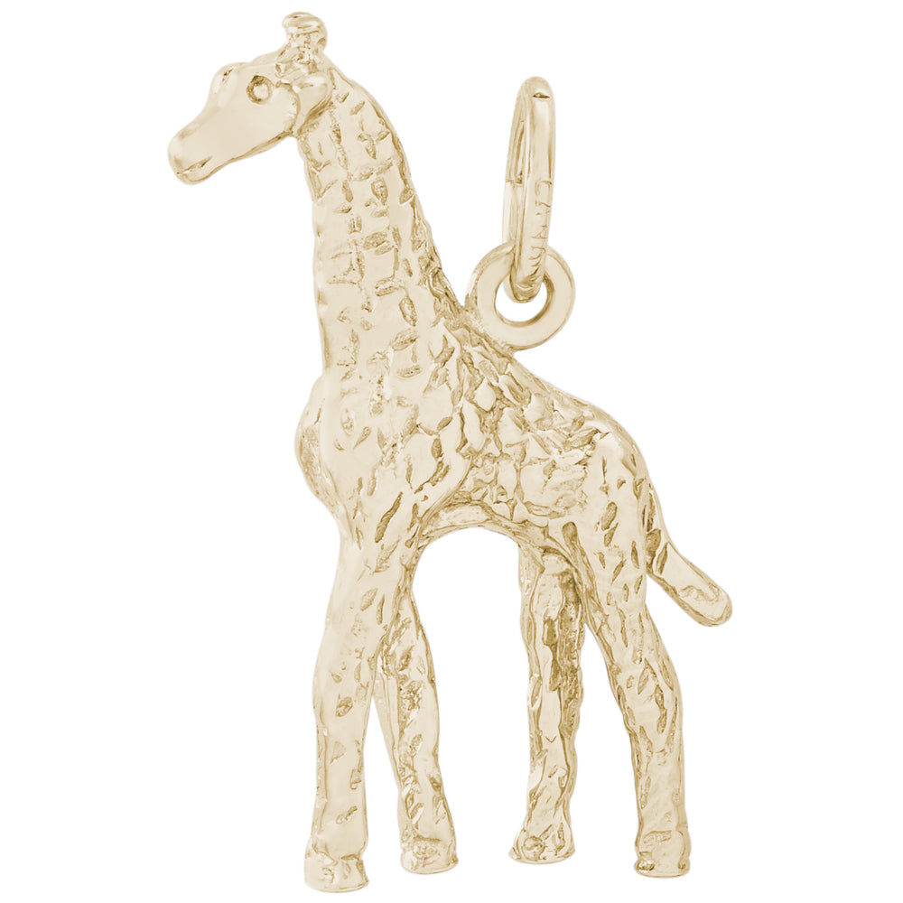 Rembrandt 14k Yellow Gold Giraffe Charm