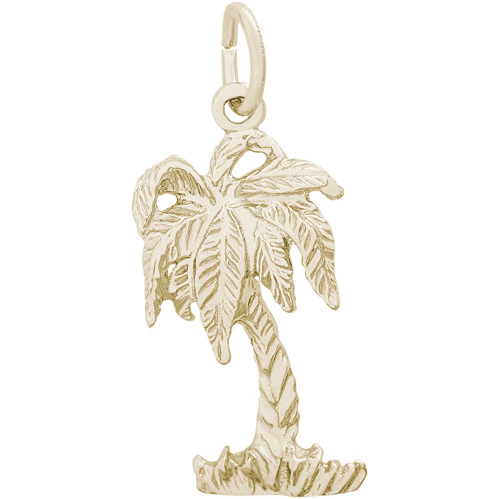 Rembrandt 14k Yellow Gold Palm Tree Charm