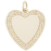 Rembrandt 14k Yellow Gold Heart Charm