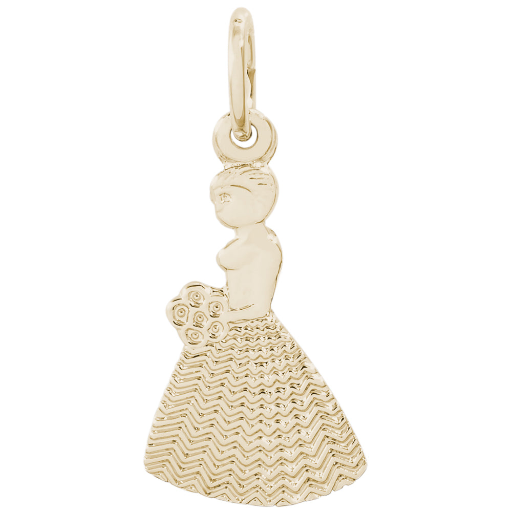 Rembrandt 14k Yellow Gold Bridesman Charm