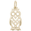 Rembrandt 14k Yellow Gold Owl Charm