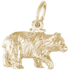 Rembrandt 14k Yellow Gold Black Bear Charm