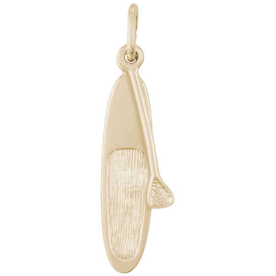 Rembrandt 14k Yellow Gold Paddle Board & Paddle Charm