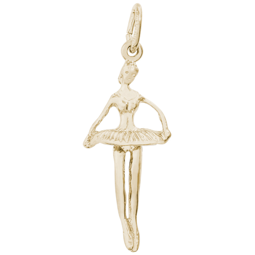 Rembrandt 14k Yellow Gold Ballet Dancer Charm