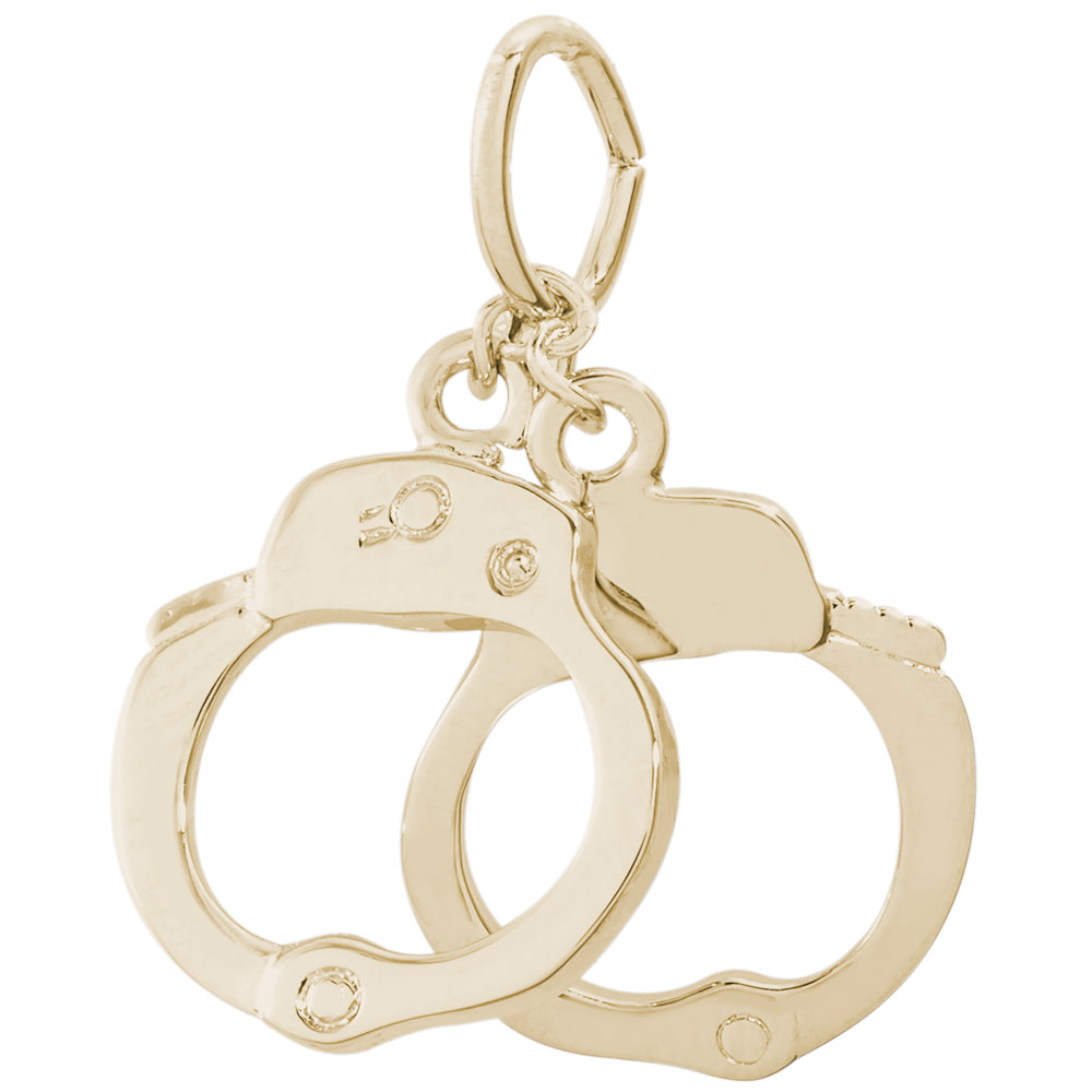 Rembrandt 14k Yellow Gold Handcuffs Charm