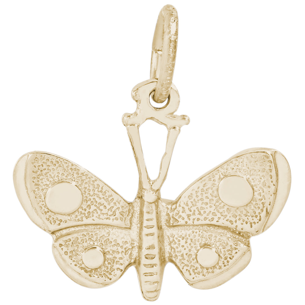 Rembrandt 14k Yellow Gold Butterfly Charm
