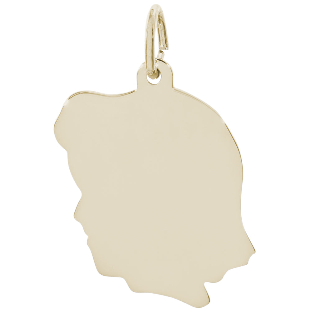 Rembrandt 14k Yellow Gold Girl Charm