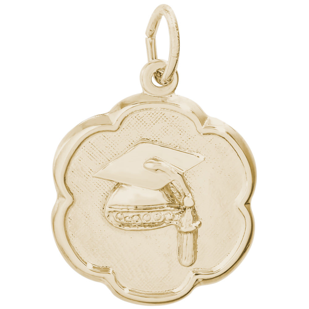 Rembrandt 14k Yellow Gold Graduation Charm