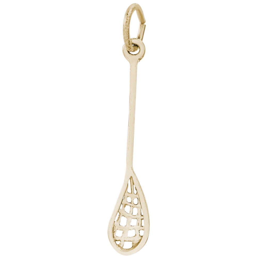 Rembrandt 14k Yellow Gold Lacrosse Charm