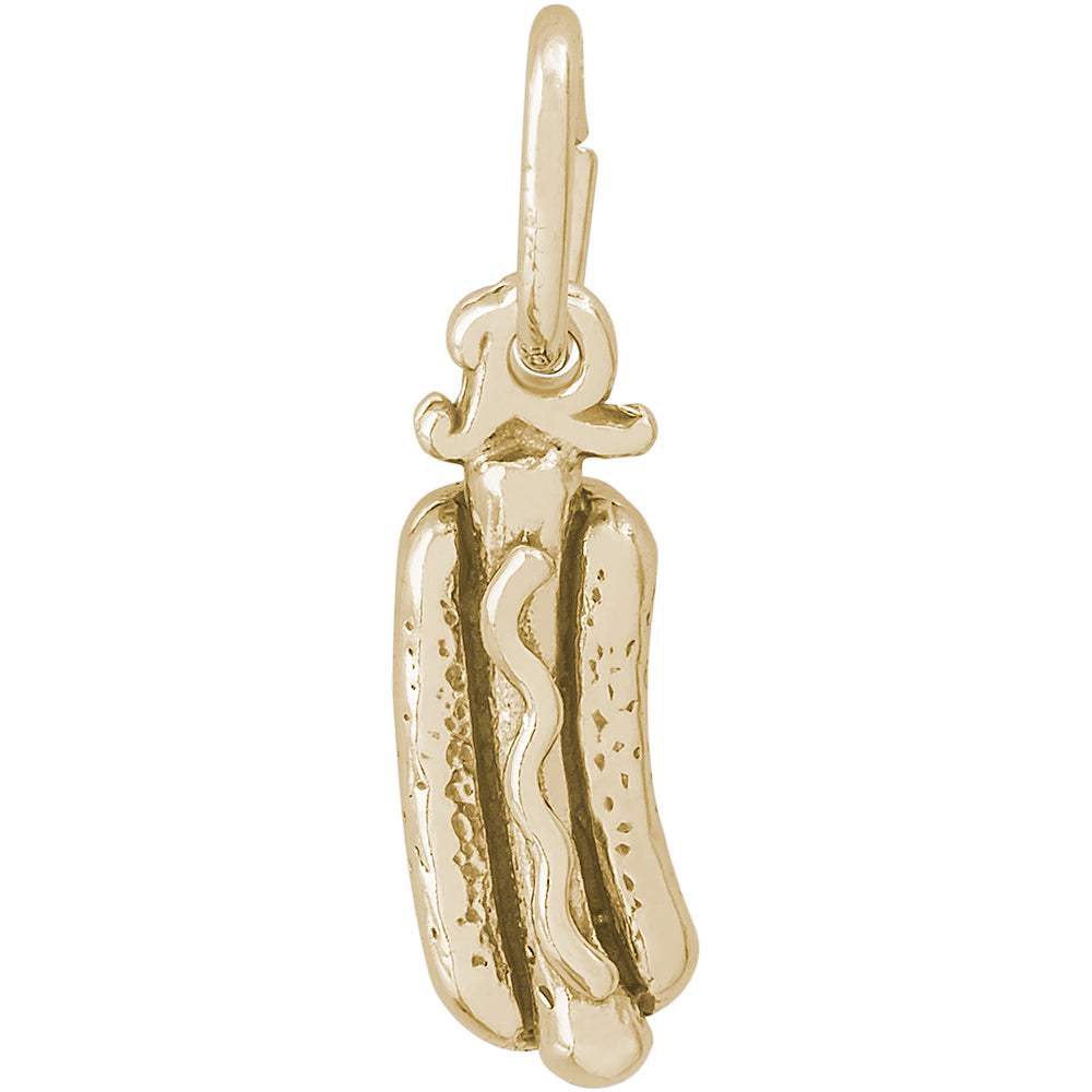 Rembrandt 14k Yellow Gold Hot Dog Charm