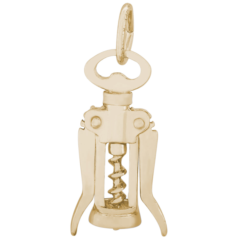 Rembrandt 14k Yellow Gold Corkscrew Charm