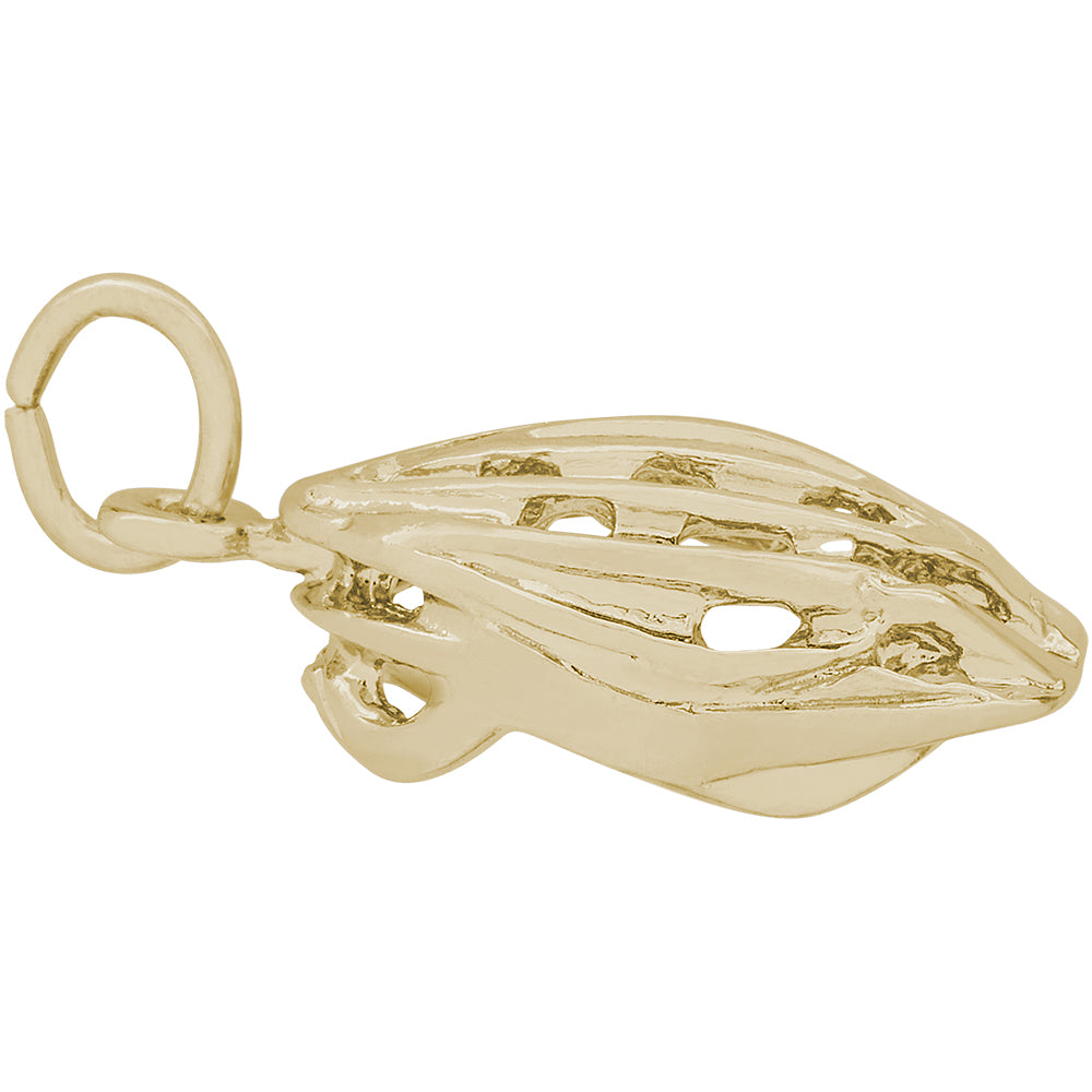 Rembrandt 14k Yellow Gold Cyclist Helmet Charm