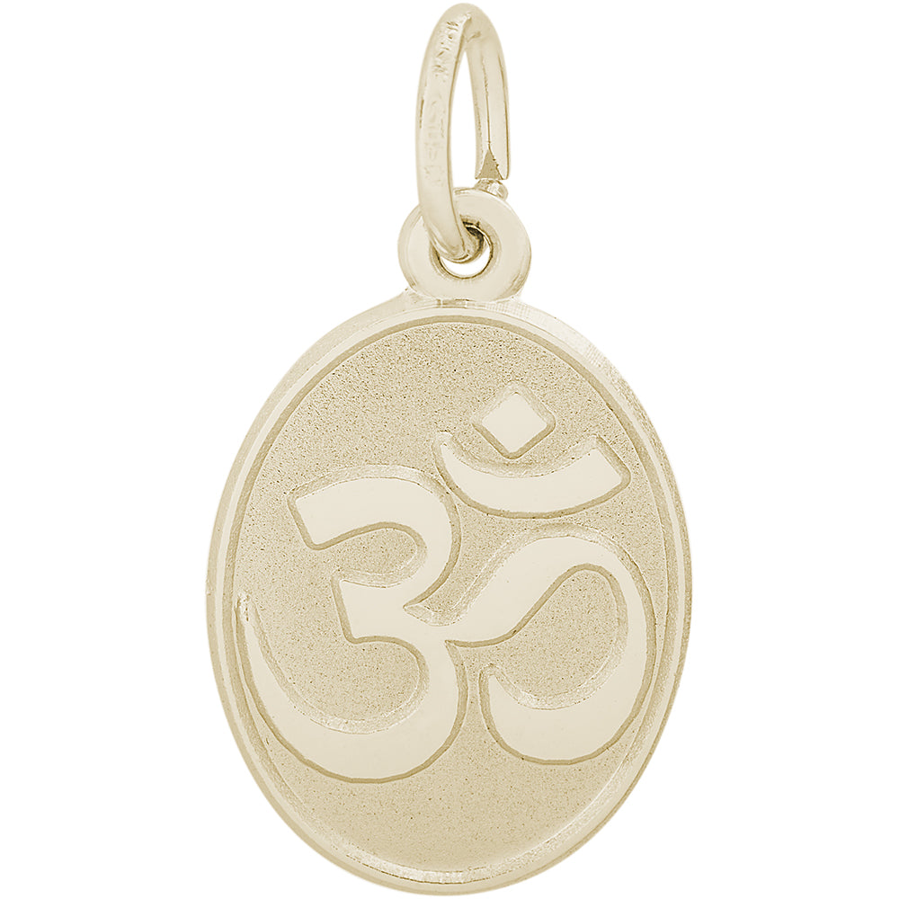 Rembrandt 14k Yellow Gold Yoga Symbol Charm