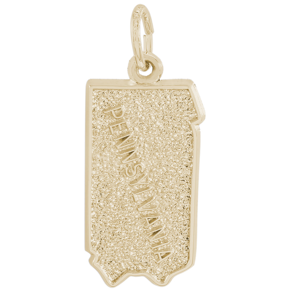 Rembrandt 14k Yellow Gold Pennsylvania Charm