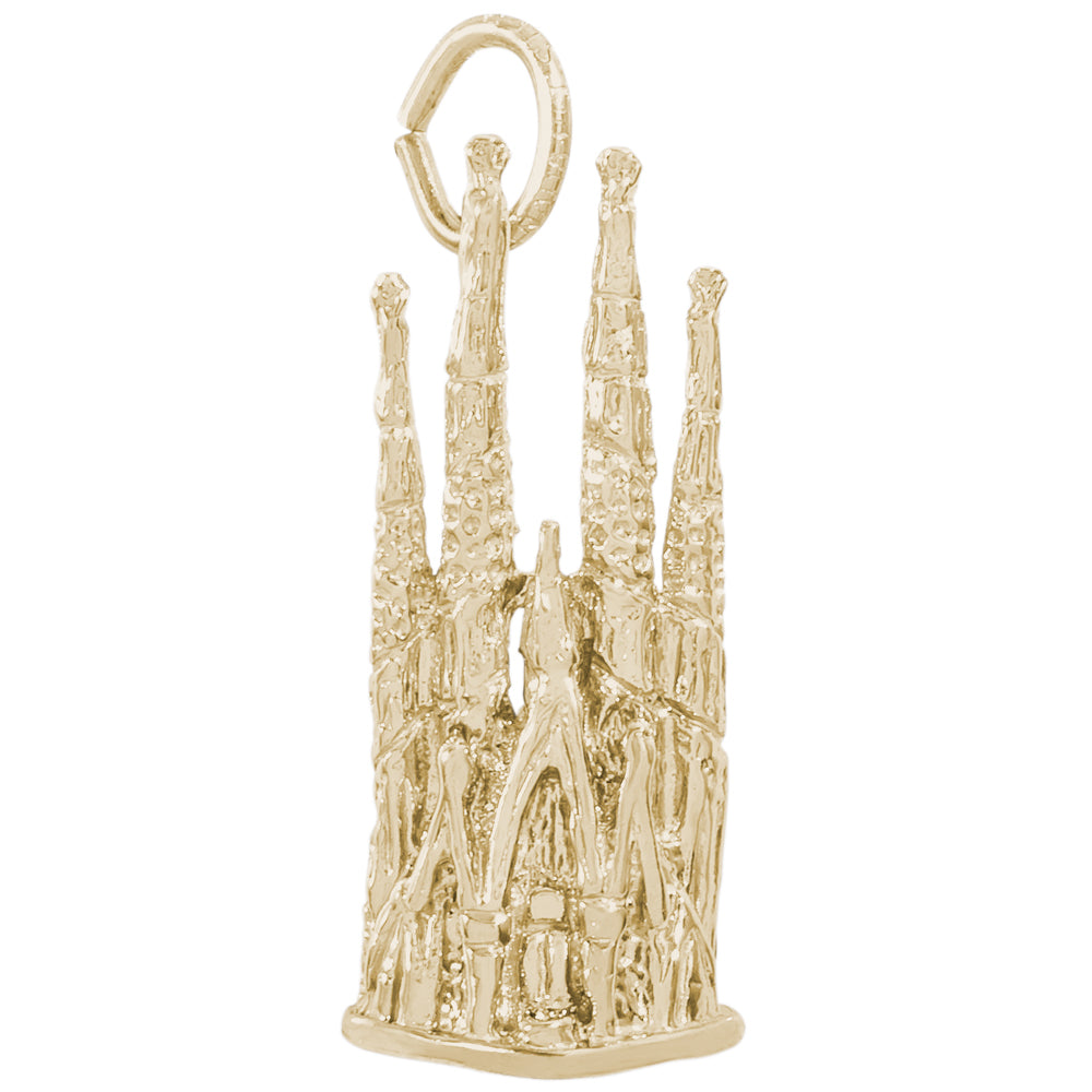 Rembrandt 14k Yellow Gold Barelona Cathedral Charm